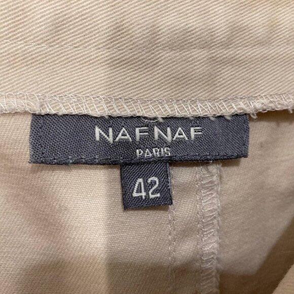 Naf Naf Paris Beige A-Line Mini Skirt - Picture 10 of 13